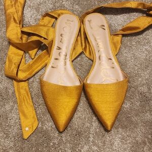 Elegant Silk Brandie Gold Sam Edelman Women's Shoes